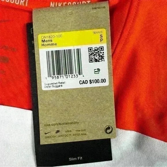 💰HUGE CLEARANCE SALE 💰 NWT Nike Court Dri-Fit ADV Slam Alcaraz Mens Shirt - Picture 4 of 9